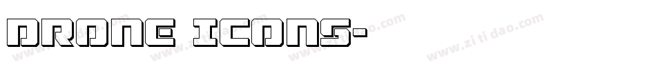Drone Icons字体转换